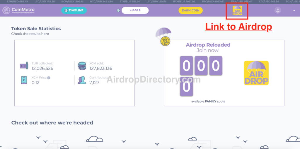 CoinMetro Airdrop Tutorial 6