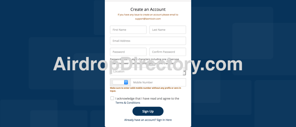 Laxmicoin Airdrop Tutorial 1
