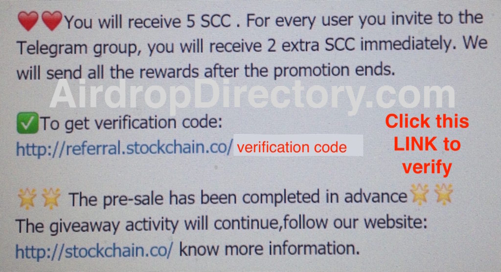 StockChain Airdrop Tutorial 5